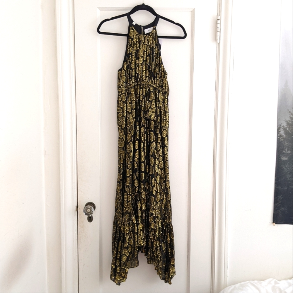 A.L.C. Rosa dress in leopard print
